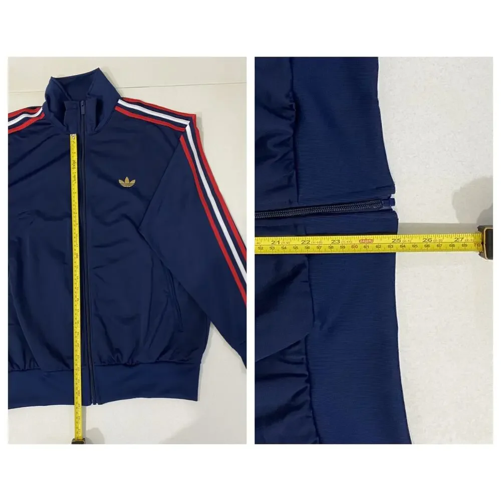 Adidas Originals Firebird Tracksuit Night Indigo Better Scarlet White Size L